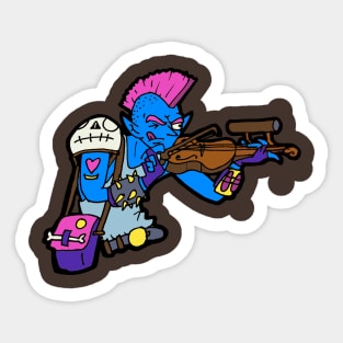 Fiddle Sniper (Drow) Sticker